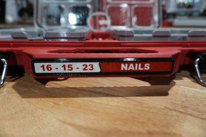 Packout Low Profile 15ga. DA short stick Finish Nail Caddies (LPNC15)