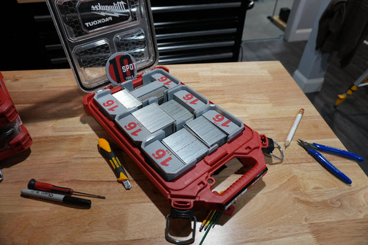 Packout Low Profile 16ga. Straight Finish Nail Caddies (LPNC16)