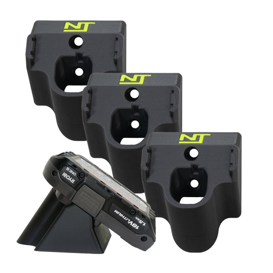 Battery Mounts for Ryobi 18V Tools (4-Pack)