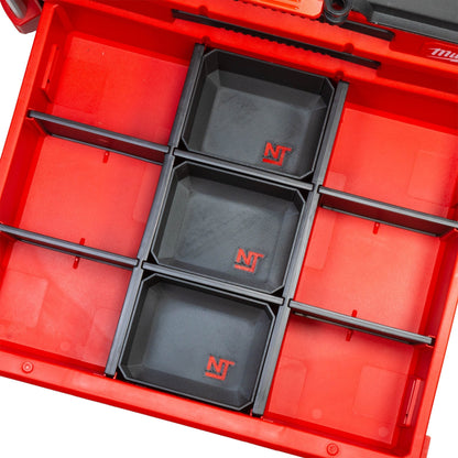 Divider Bins Small for Milwaukee PACKOUT 3-Drawer (3-Pack)