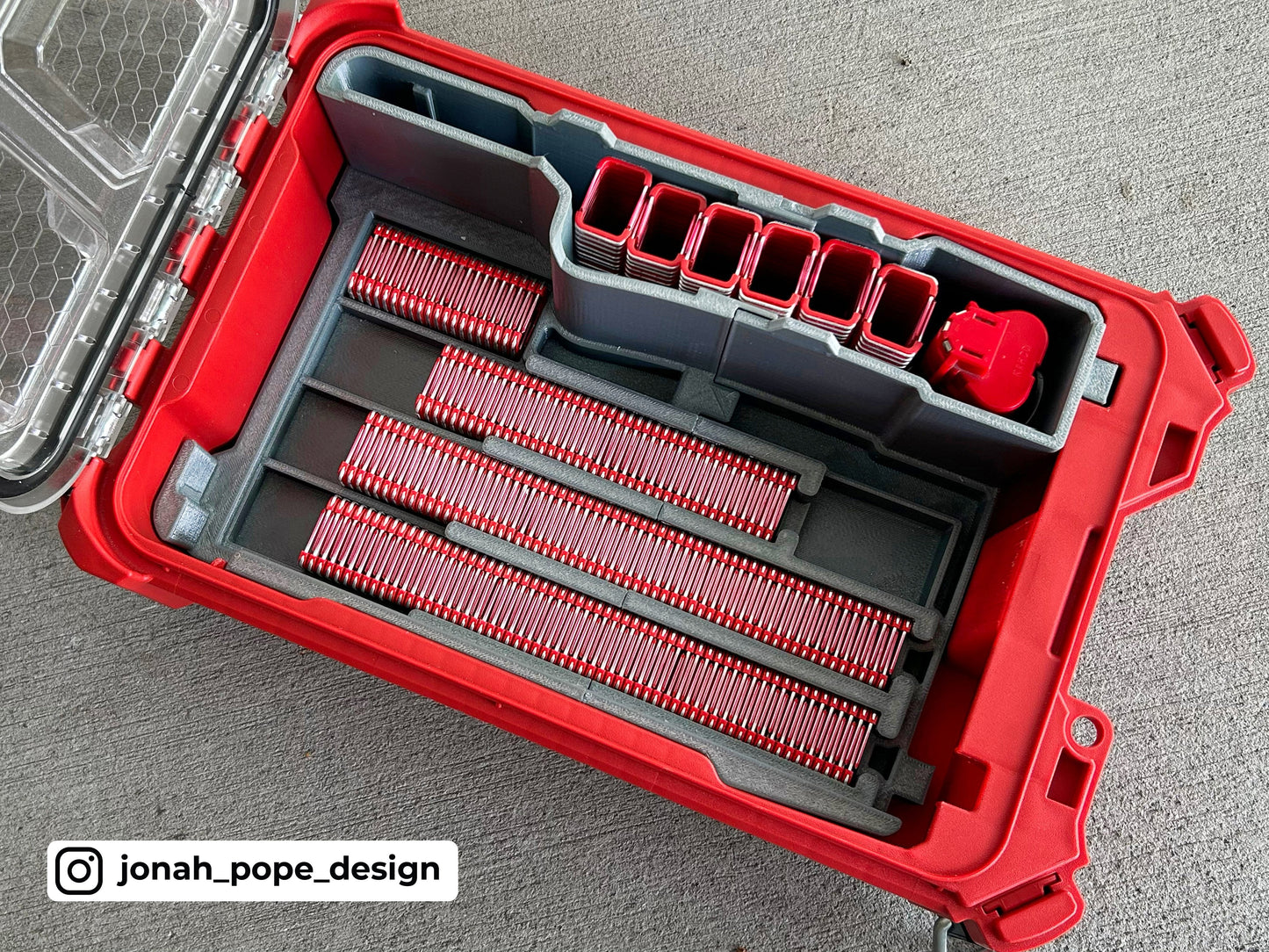 Packout Insert for M12 Cable Stapler - Jonah Pope Design (JP-CS)