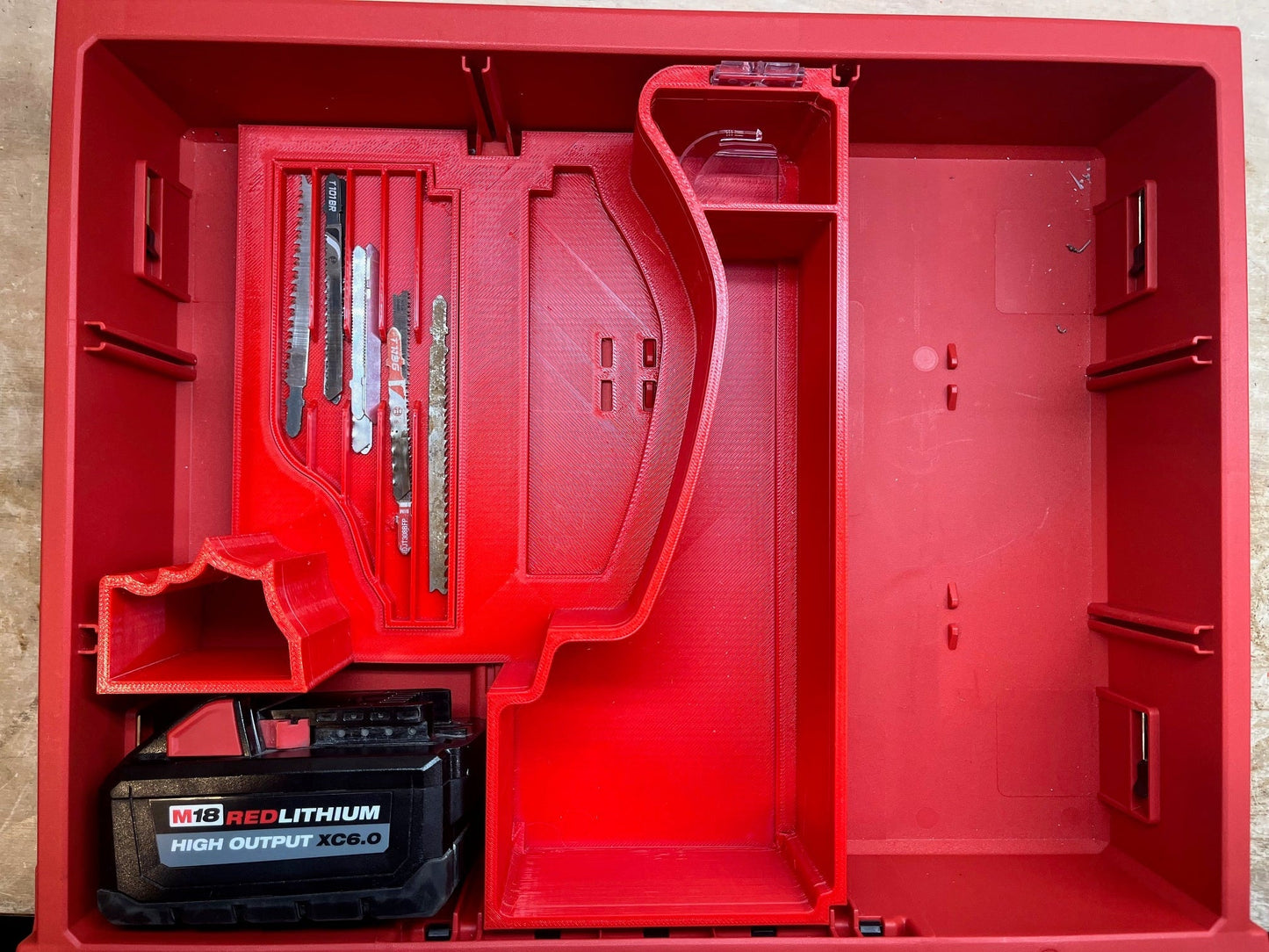 Packout Drawer Insert for M18 D Handle Jig Saw (MDJ D)