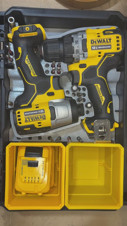 Tough System 2.0 Insert for DeWalt 12V Drill & Impact Driver (DDID12 TS)